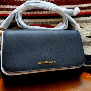 Medium Saffiano Leather Convertible Bag